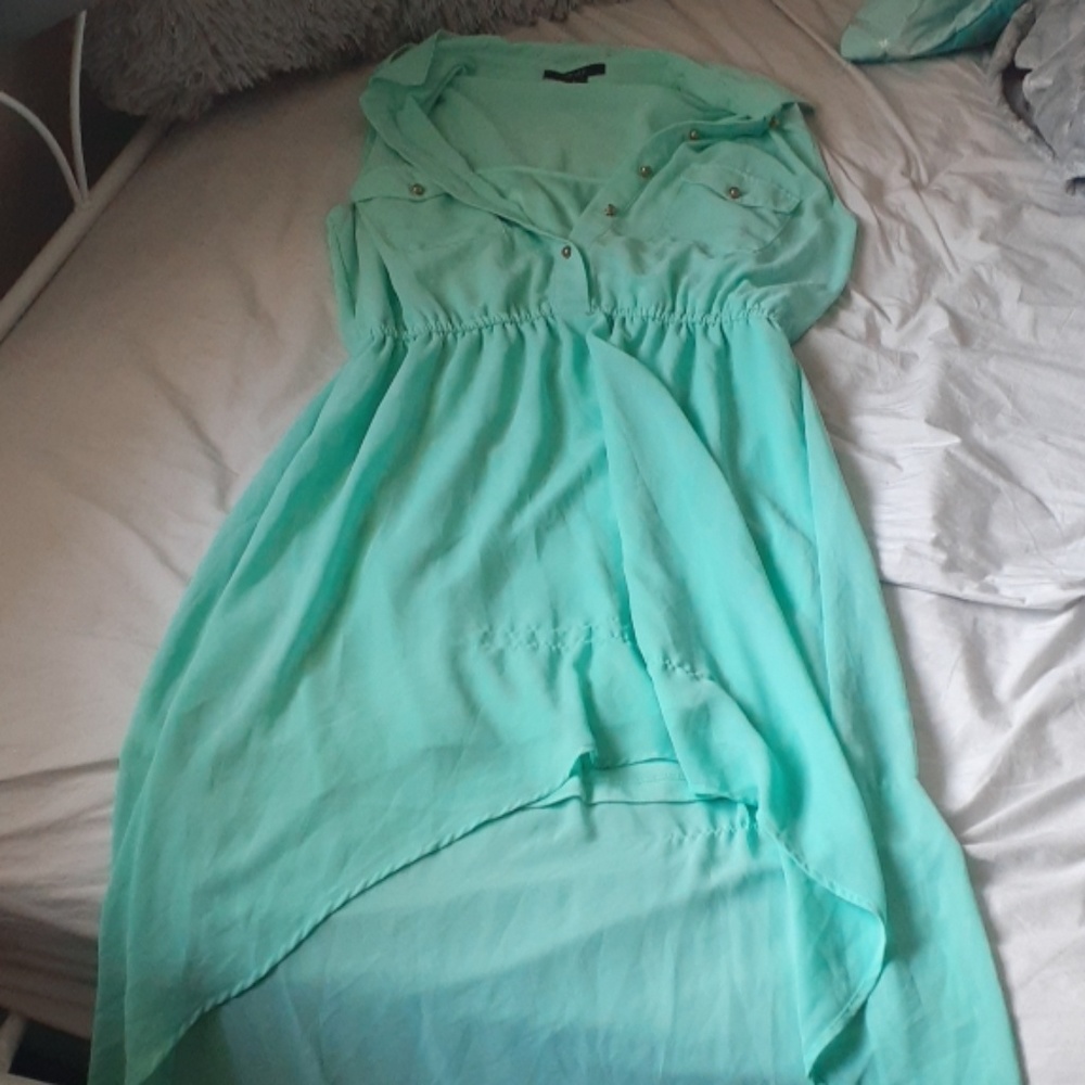 Teal dress